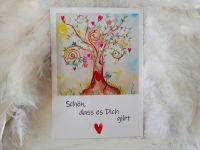 Postkarte * Lebensbaum * Schön, dass es Dich gibt